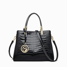Women Handbags Purse Lady Split Leather Shoulder Bag Pattern Messenger Bag Femal - £128.24 GBP