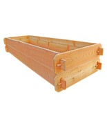 Timberlane Gardens Raised Bed Kit Double Deep (Two) Western Red Cedar wi... - $193.59 CAD
