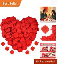 Elegant 1200 PCS Artificial Silk Rose Petals for Weddings &amp; Parties Deco... - $8.86