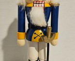 Traditional Wooden Nutcracker Soldier Guard With Sword - £8.40 GBP