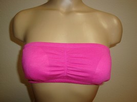 New Style Solutions by Fashion Forms Cotton Bandeau Wire Free Bra Hot Pi... - $7.91