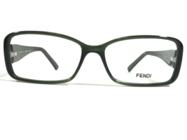 Fendi Eyeglasses Frames F896 316 Clear Green Rectangular Full Rim 54-15-135 - £26.07 GBP