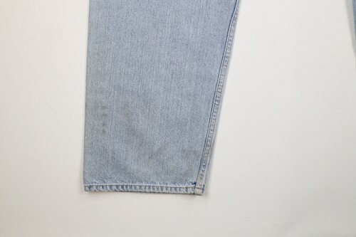 Vintage 90s Nautica Mens 40x32 Distressed Baggy Fit Wide Leg Denim Jeans Blue Item image 15