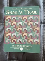Thimbleberries Quilt Pattern Leaflet Snail&#39;s Trail by Lynette Jensen 2001 - $9.49