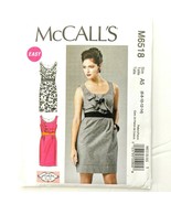 McCall&#39;s M6518 Sewing Pattern Ruffle Dress Misses 6 - 14 Uncut Factory Fold - $9.49