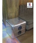 NauticalMart Aviator Metal Side - End Coffee Side Table Office Furniture  - $9,484.75 MXN