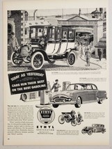 1952 Print Ad Ethyl High Octane Gasoline Gas Pump 1912-1952 Packard, 189... - $13.48