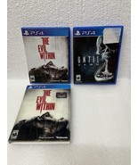 PS4 Evil Within Until Dawn Sony PlayStation 4 Bethesda Horror Zombie Scary - $40.32 CAD