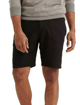 Lucky Brand Mens Onyx Black Linen Blend 9&quot; Flat Front Shorts, 33W (5829-9) - £46.59 GBP