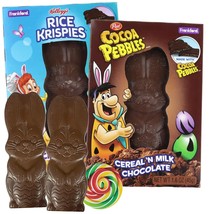 Limited Edition Milk Chocolate Rice Krispies and Cocoa Pebbles Bunny Smooth and  - £20.13 GBP