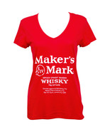 Maker&#39;s Mark Women&#39;s Eco Friendly T-shirt Red - £27.56 GBP