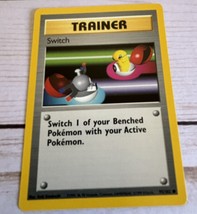 Switch Pokémon TCG Shadowless Trainer Base Set 95/102 Common LP - £0.83 GBP