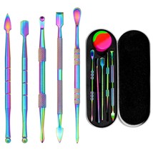 6 Pieces Wax Carving Tool Set, Double-Ended Carving Tool Stainless Steel... - £14.98 GBP
