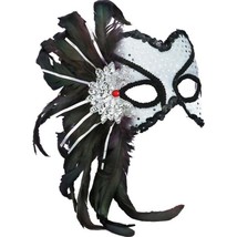 Forum Novelties Deluxe Silver Mardi Gras Mask - Adult Std. - $19.99