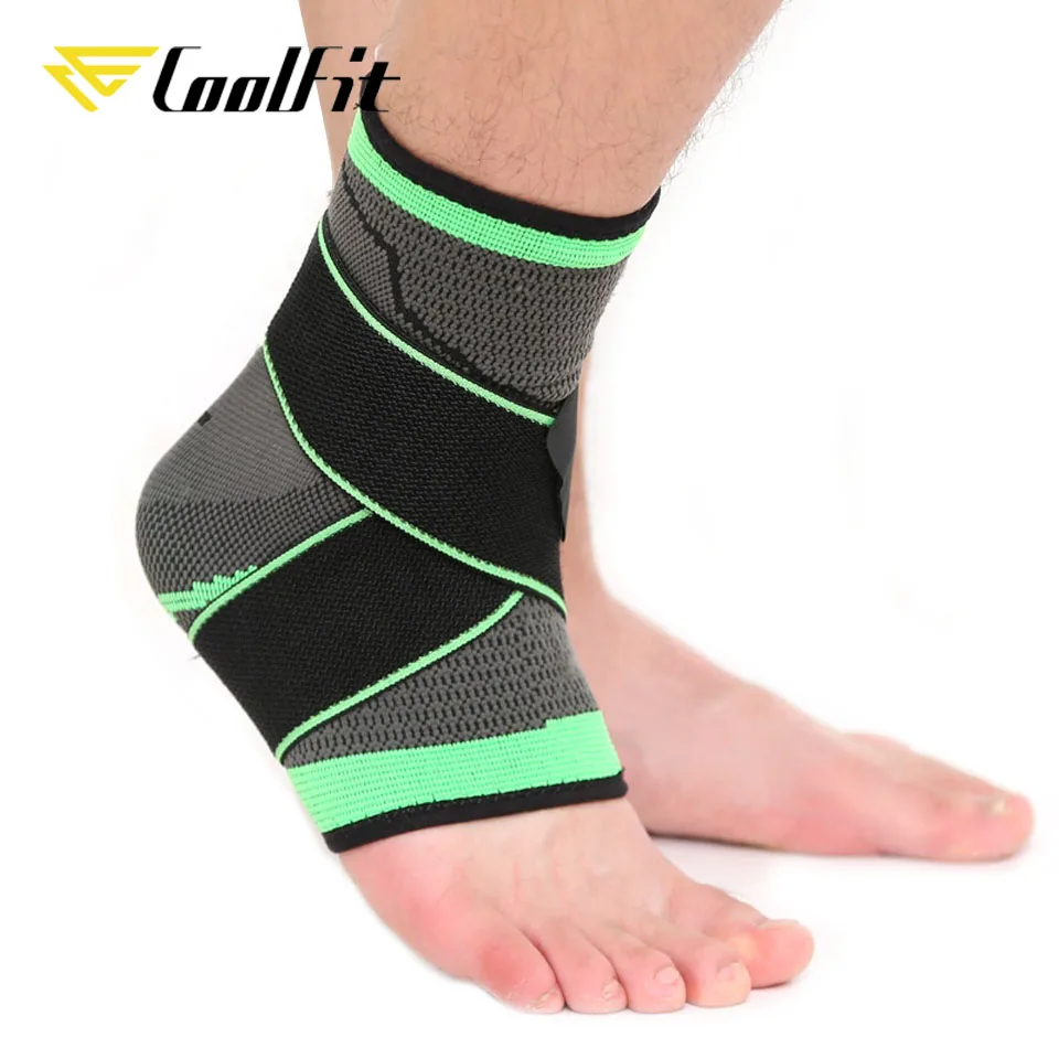 Sporting Coolfit SUPPORT 1 PCS Protective Football Ankle Support Basketball Ankl - £23.76 GBP
