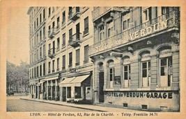 Lyon Rhone France ~ Hôtel De VERDUN-82 Rue de La Charlie ~ Photo Carte P... - £6.65 GBP