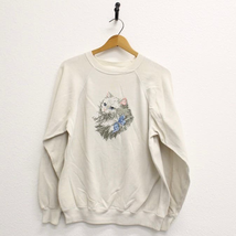 Vintage Kitty Cat Sweatshirt XL - £44.85 GBP