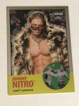 Johnny Nitro WWE Heritage Chrome Topps Trading Card 2007 #6 - £1.56 GBP