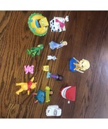 Lot Of Kids Toys Frozen, SpongeBob, Pooh, Geko 13 Pieces - $11.69