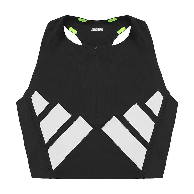 adidas Adizero Road to Records Crop Top Women's  Running Tank Top AsiaFit JM7808 Item image 2