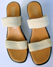BASS Woman&#39;s Sandals Italy &quot;Nathalie&quot;  QBN7 9 M Shoes Platform Beige - £77.32 GBP