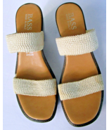 BASS Woman&#39;s Sandals Italy &quot;Nathalie&quot;  QBN7 9 M Shoes Platform Beige - $99.00