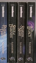 Legacy of the Drow: Complete Set of Four. The Legacy, Starless Night, Siege of D - £27.93 GBP