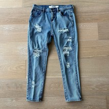 Brandy Melville High Waisted Distressed Boyfriend Jeans sz 29 - £19.10 GBP