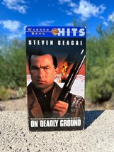  On Deadly Ground starring Steven Seagal (VHS, 1999, Warner Bros. Hits) - $4.95