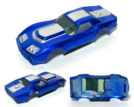 1pc AFX-tras Aurora HO A/P A Production Chevy Corvette BODY Fits AFX Candy Blue - $18.99