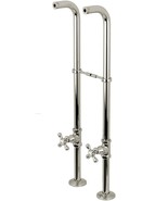 Kingston Brass CC266S6AX Freestanding Supply Line Package, Polished Nickel - £225.11 GBP