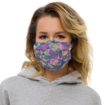 Abstract Design Triangular Shapes Face mask - £14.38 GBP