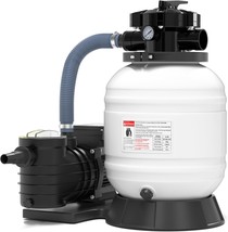 Oswerpon Sand Filter Pump for Above Ground Pool with Timer - 13in 3/4HP ... - $227.69