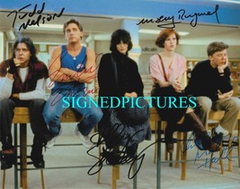 The Breakfast Club Cast All 5 Signed Autographed 8x10 Rp Photo The Brat Pack - £15.75 GBP