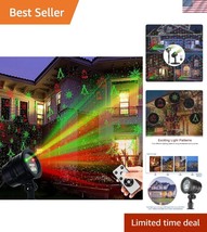 Waterproof Christmas Projector Lights – Remote-Controlled Festive Ambiance - $60.00