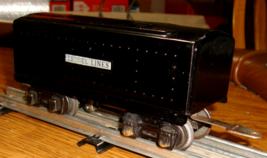 LIONEL PREWAR   O GAUGE  TINPLATE  WHISTLE TENDER   2689WX  BLACK - $644.99 MXN