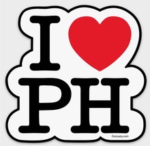 SALE. I Love PH  Phish    Vinyl Sticker  Car Decal  - $3.99
