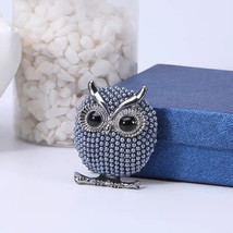 Owl Cute Brooches Pins - Pearl Bird Pins - Blue, Gold, or Silver - £5.88 GBP+