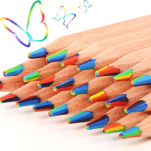 Theast 7 Color in 1 Rainbow Pencils for Kids, 30 Pieces Rainbow Colored ... - £12.07 GBP