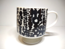 Holt Howard Vintage Coffee Mug Black White Mod Retro Cool Groovy Abstract 1966 - $24.75