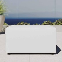 Modway Eei-4211-Whi Saybrook Patio Sectional Ottoman In White - £277.36 GBP