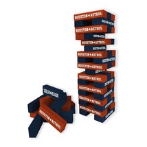 Houston Astros MLB Wild Sports Table Top Wood Stackers Blue/Orange/White... - €31,85 EUR