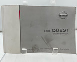 2007 Nissan Quest Owners Manual Set with Handbook OEM I03B49010 - $17.99