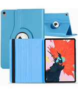 Leather Rotating Portfolio Stand Case LIGHT BLUE for iPad Pro 9.7″/Air 1... - £5.31 GBP