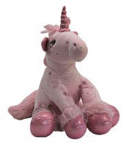 Build A Bear Shooting Stars Unicorn Pink Plush 15&quot; - £14.51 GBP