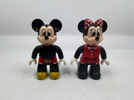 LEGO Duplo Mickey Mouse &amp; Minnie Mouse Minifigures Figure lot 2 10881 - £15.48 GBP