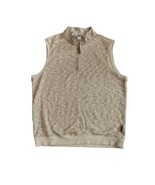 DULUTH TRADING MENS 1/4 Zip Grey Cotton Relaxed Fit Vest Sz L - $17.10