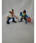 Vintage Fisher Price GREAT ADVENTURES WESTERN Figures LOT OF 2 SHERIFF B... - £13.09 GBP