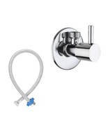 Sanitary Items Angle Valve Wall &amp; 24 Inches P.V.C Connection Pipe for ba... - $420.81 MXN