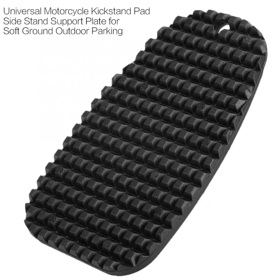 Universal Motorcycle Kickstand Pad Side Stand Support Plate for Soft Ground Ou - £10.58 GBP